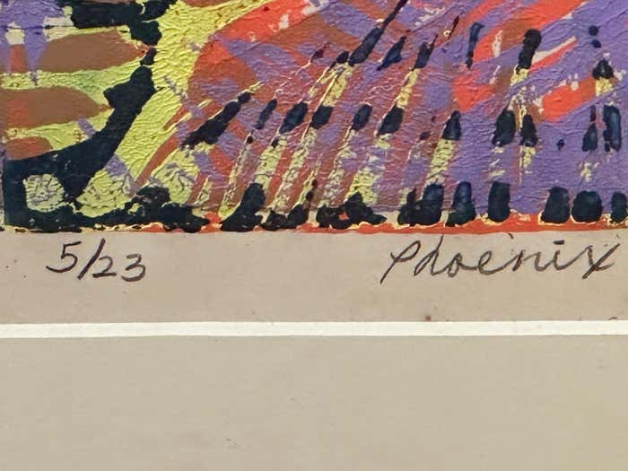 "Phoenix" Lithograph by Richard Proctor