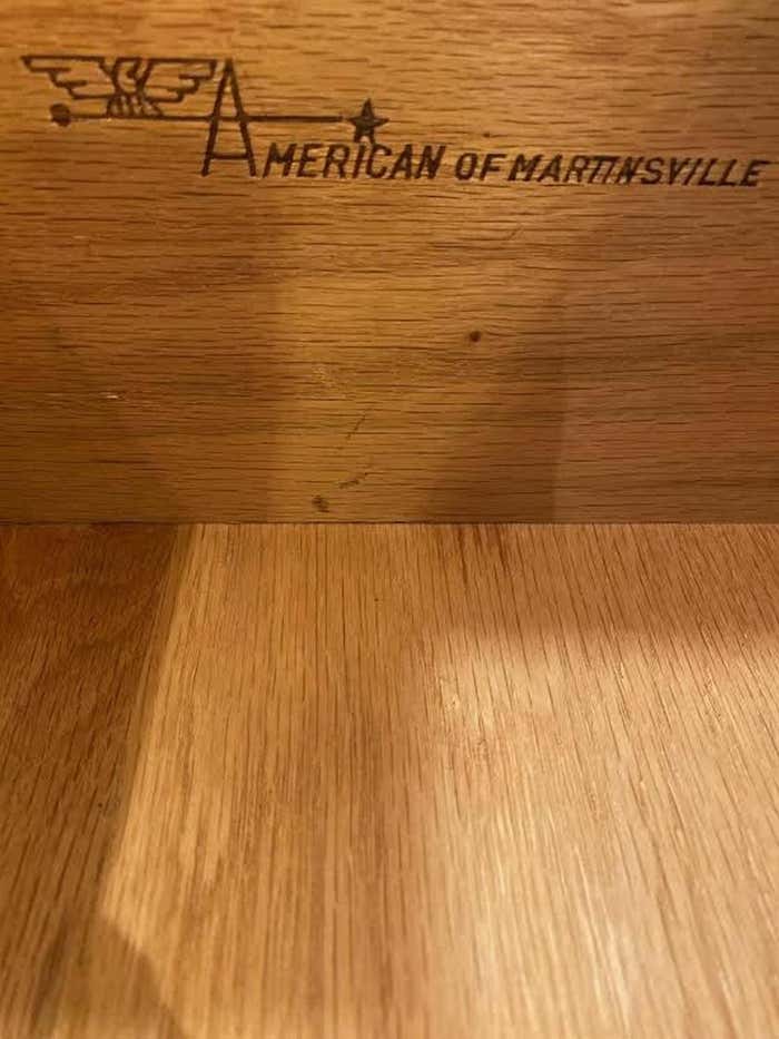 Large Midcentury American of Martinsville Dresser