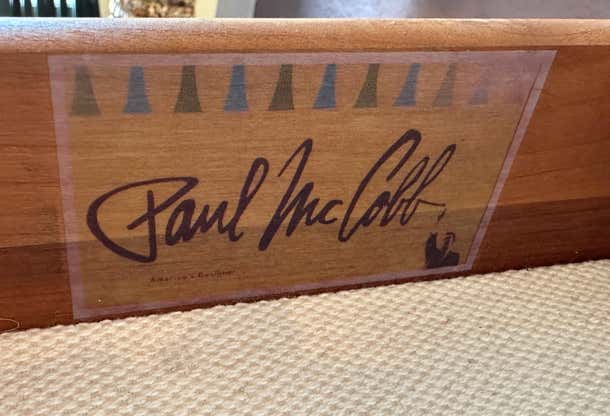White Lacquered Paul McCobb Dresser