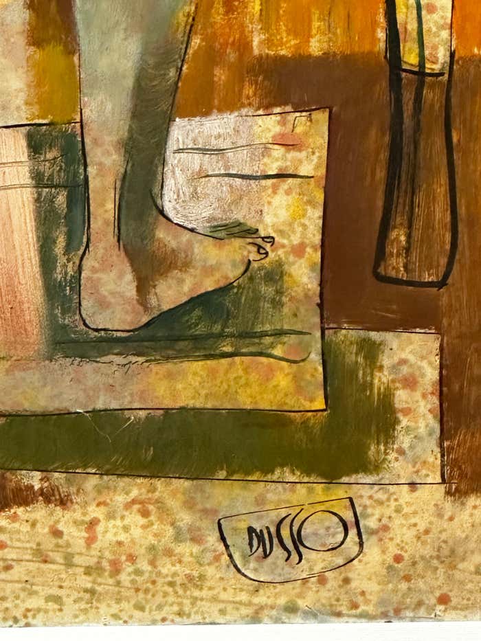 Classic Vertical Nude - Mixed Media by Leon Dusso