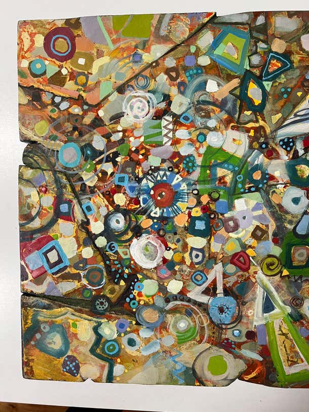 Wesley Johnson Unusual Oil Painting