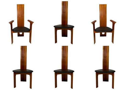 Bob & Dries van den Berghe for Tranekaer "Iris" Set of 6 Danish Dining Chairs