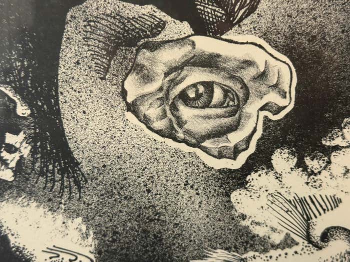 Surrealist Profiles - Artist Proof Lithograph