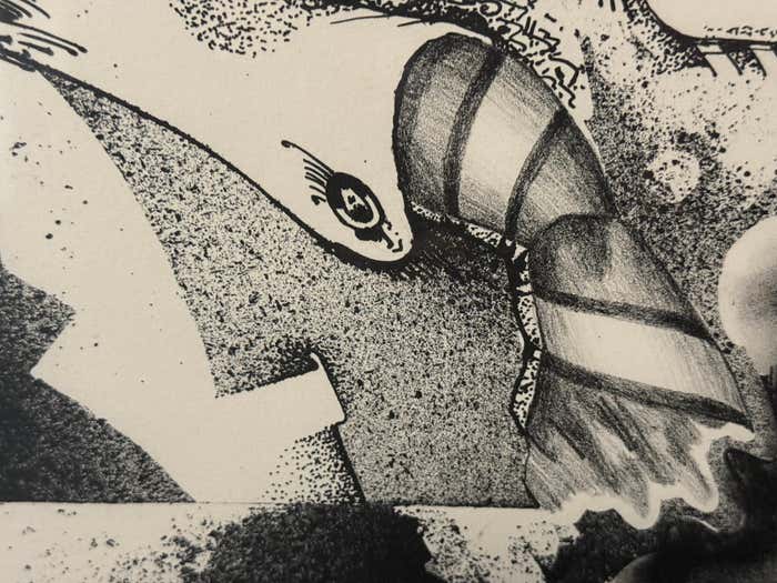 Surrealist Profiles - Artist Proof Lithograph