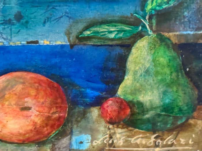 "The Angel of Music " Modern Surrealist Oil Painting by Luis Alberto Solari