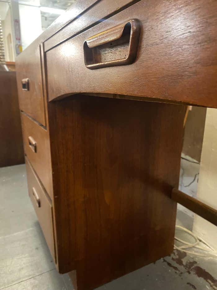 Midcentury Walnut Desk by Lane