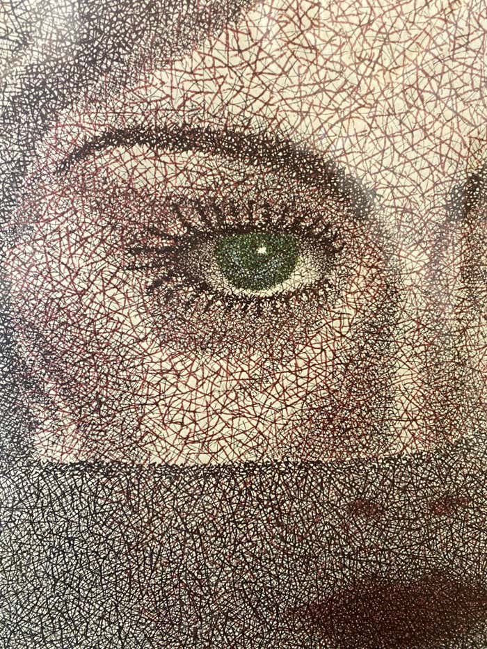 "Gypsy" Midcentury Portrait Lithograph by Robert