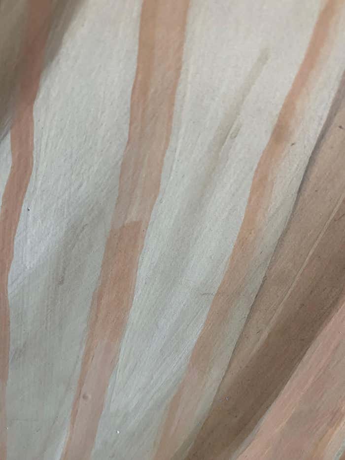 Unique Hand-painted Trompe l'œil Drapery Design Pedestal