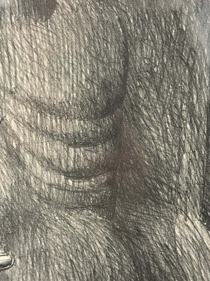 "Kopffüßler mit einer Wunde (Head-Footer with a Wound)" Lithograph by Horst Ante