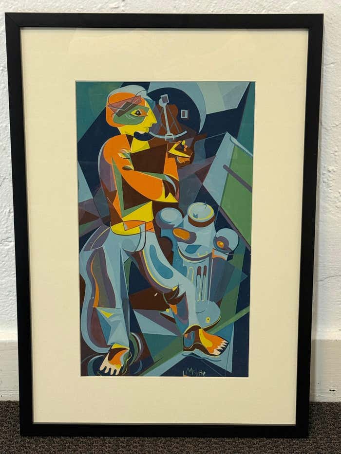 Reversible Cubist and Modernist Abstract by James Houston McConnell