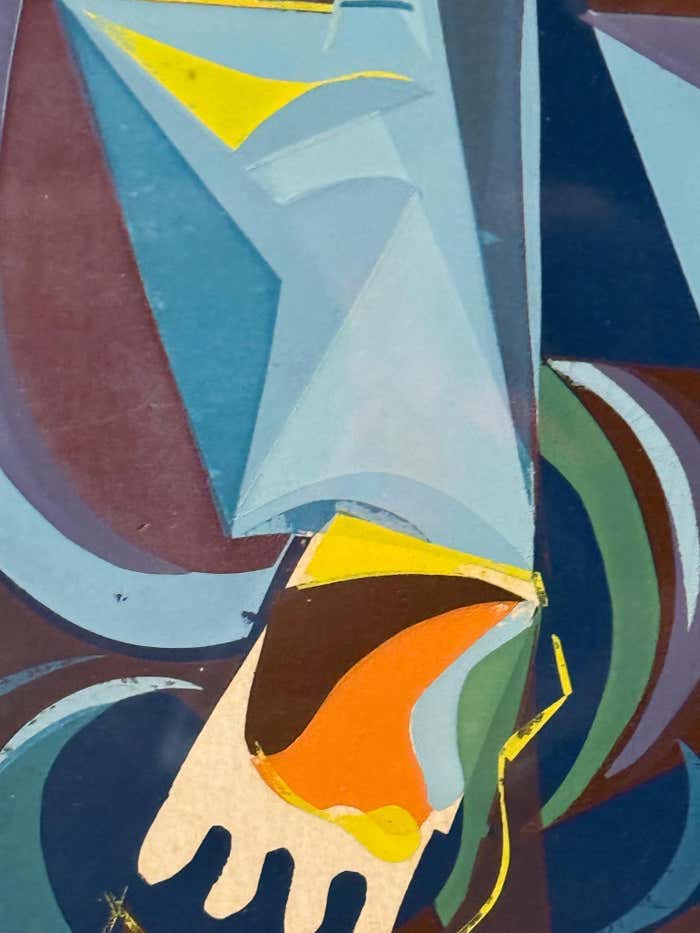 Reversible Cubist and Modernist Abstract by James Houston McConnell