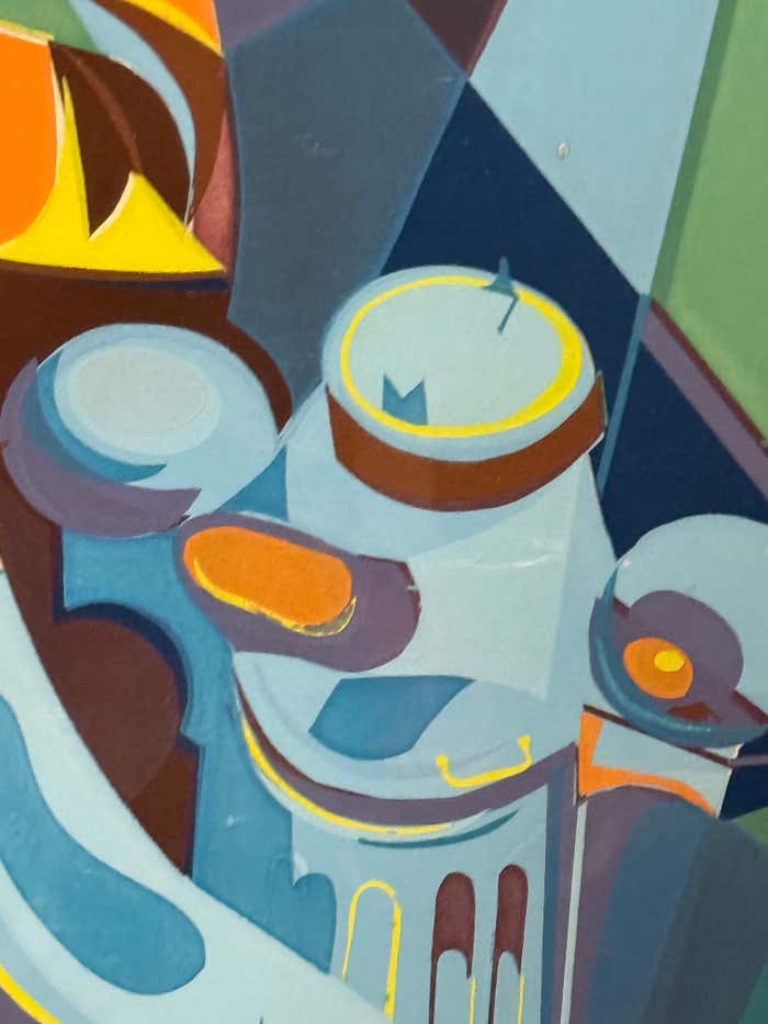 Reversible Cubist and Modernist Abstract by James Houston McConnell