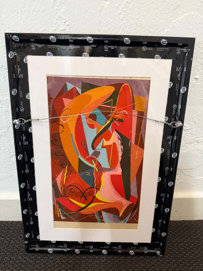 Reversible Cubist and Modernist Abstract by James Houston McConnell