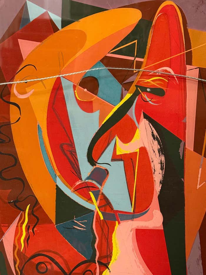 Reversible Cubist and Modernist Abstract by James Houston McConnell