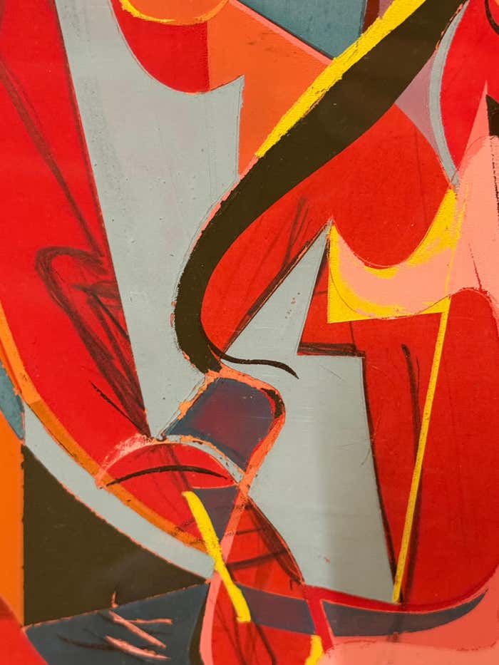 Reversible Cubist and Modernist Abstract by James Houston McConnell