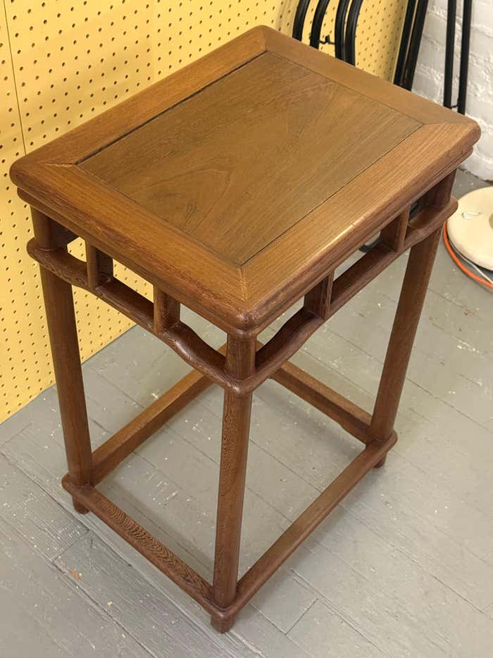 Baker Mid-Century Walnut Accent Side Table