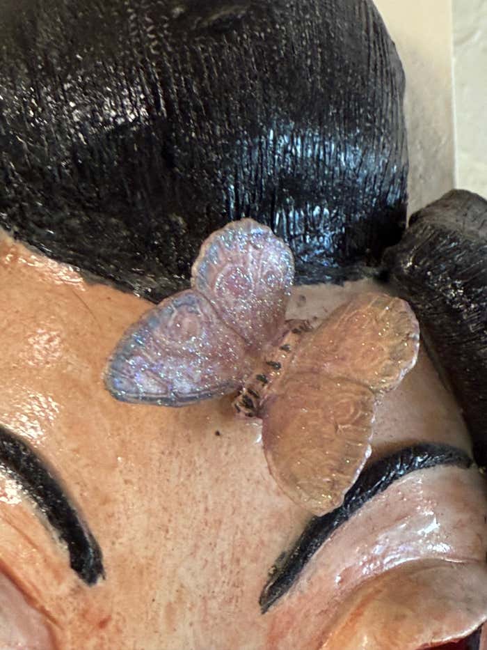 "Butterfly Geisha" Art Deco Ceramic Mask