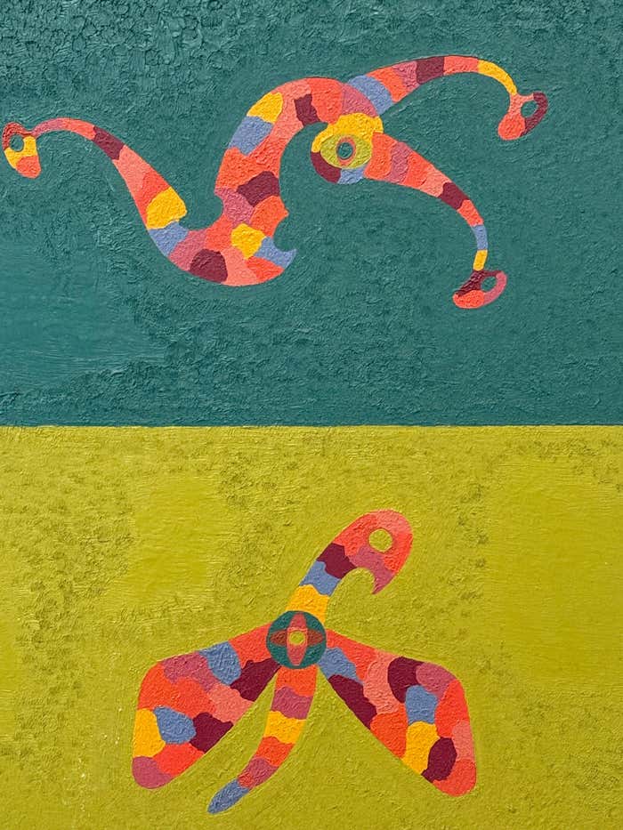 "The New World", Post-Modern Acrylic Painting by Stanley Donald Tschopp