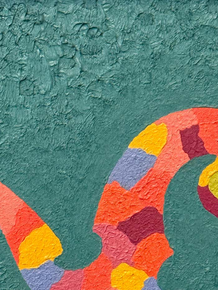 "The New World", Post-Modern Acrylic Painting by Stanley Donald Tschopp