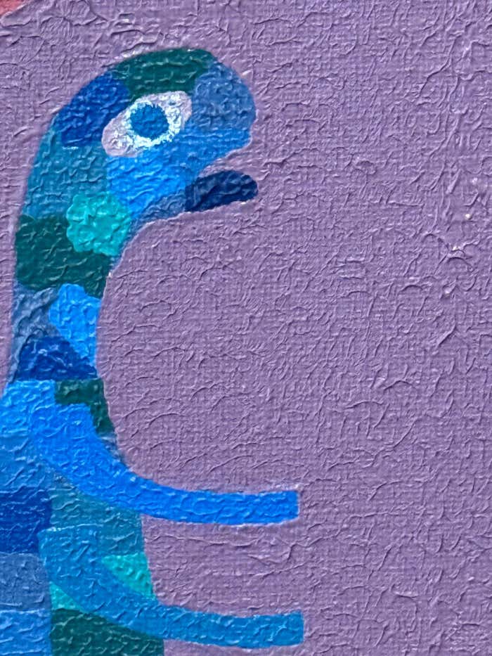 "Three Worlds", Post-Modern Acrylic Painting by Stanley Donald Tschopp