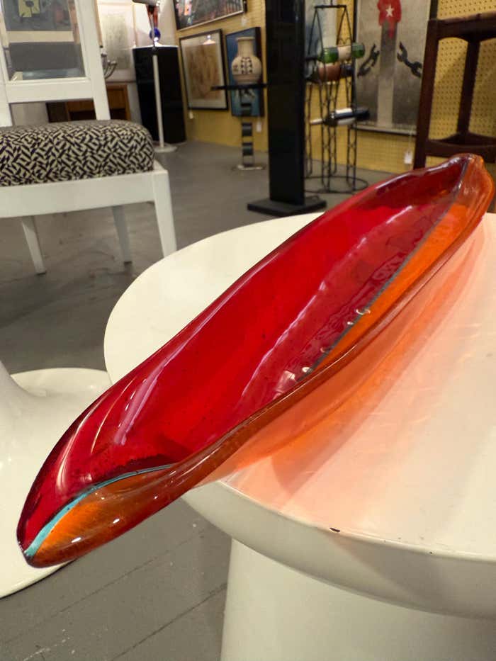 Beatrice Tesdorf Murano-Style Sommerso Glass Centerpiece