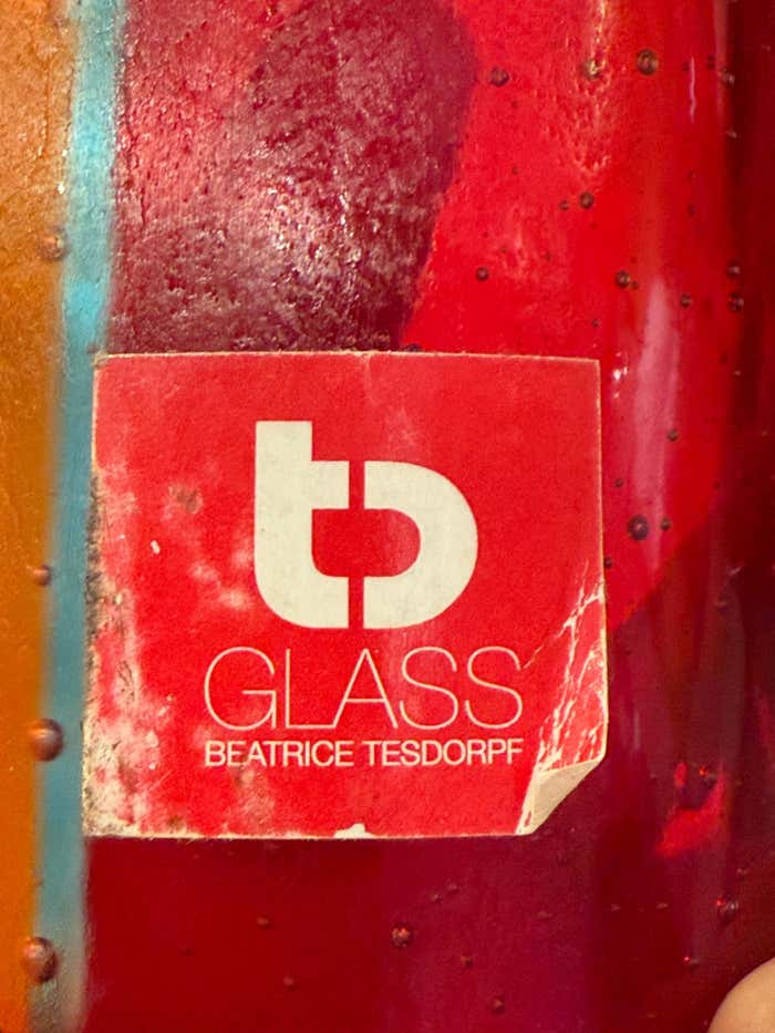 Beatrice Tesdorf Murano-Style Sommerso Glass Centerpiece