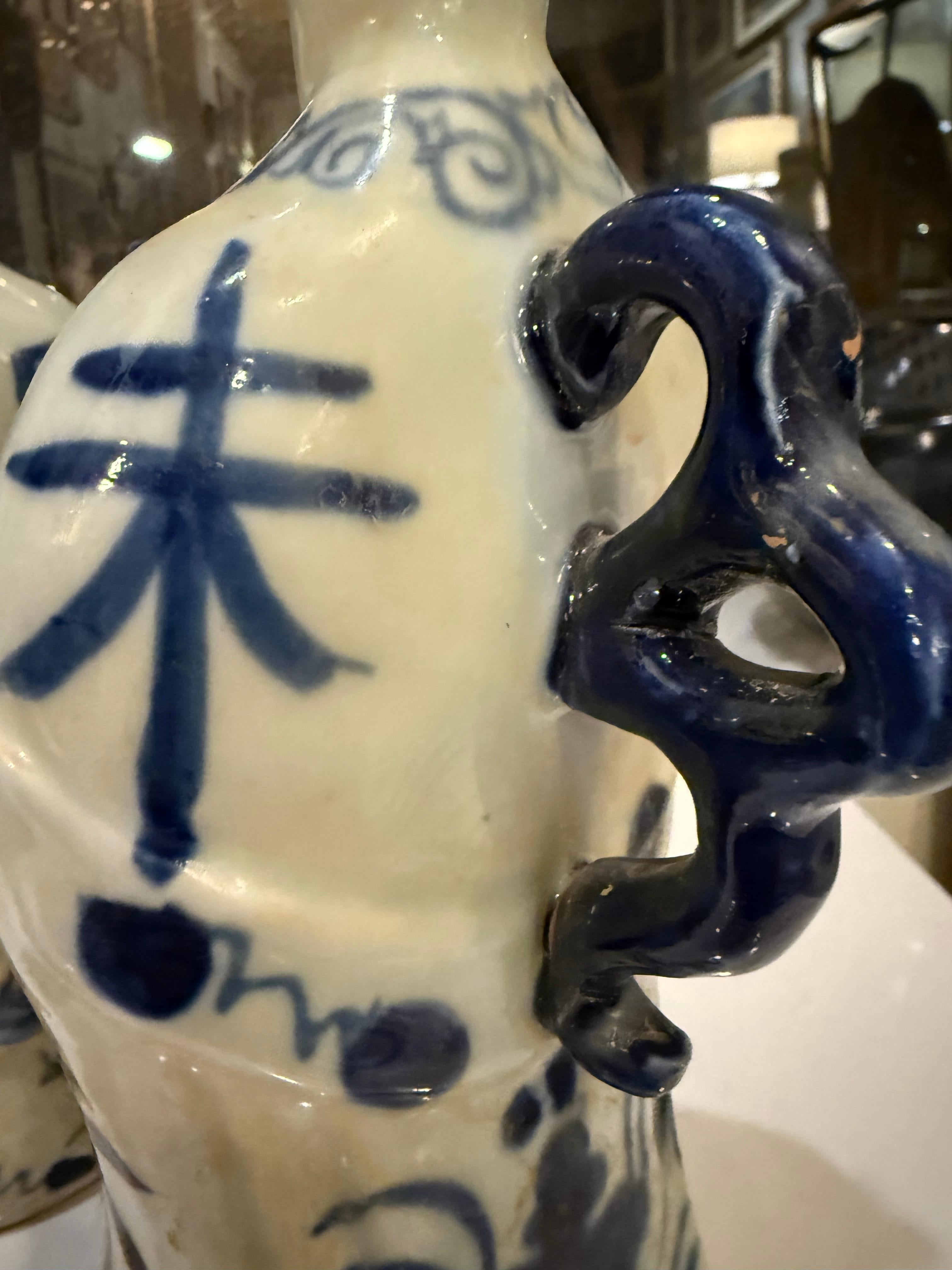 Two Chinese Zodiac Statues - Serpent, Rooster and Goat – Galerie