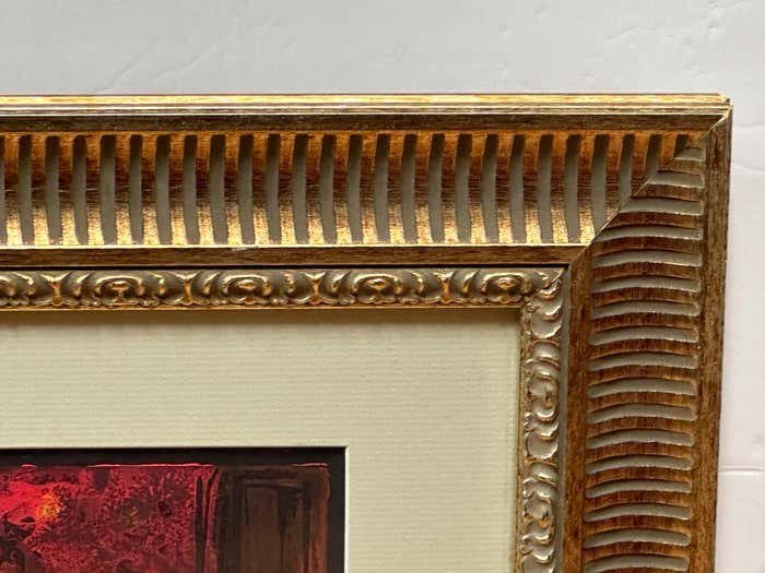 "Reclining Nude" Fauvist Oil