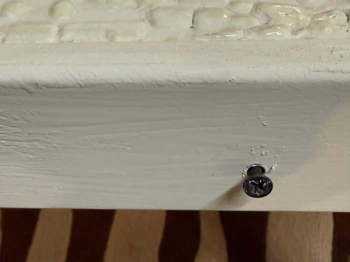 Modern Narrow Textured Plaster Console Table in the Style of Karl Springer