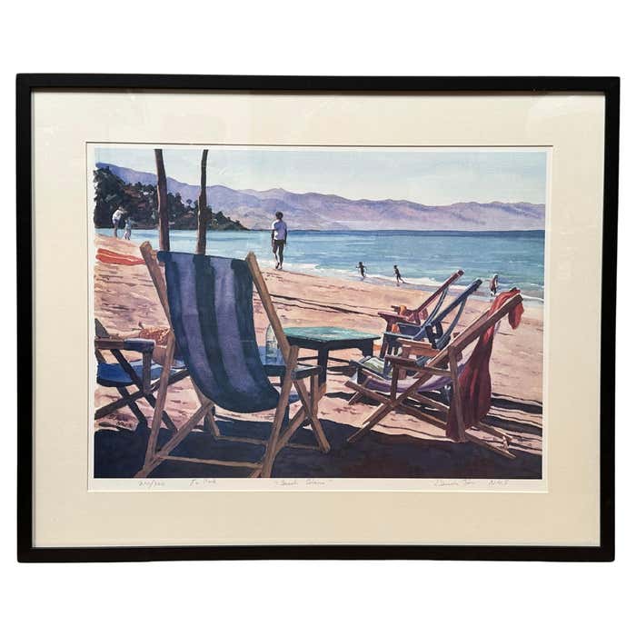 Beach Landscape Lithograph by Dennis Hare