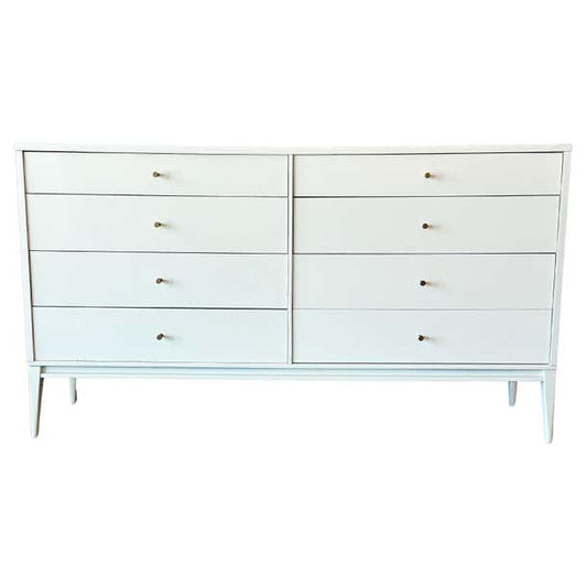 White Lacquered Paul McCobb Dresser
