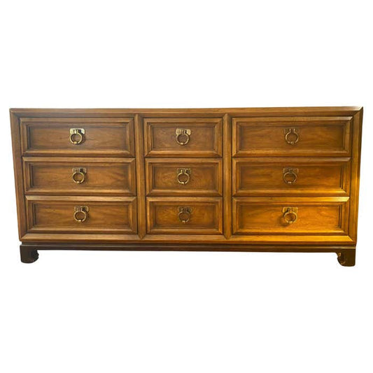 Mid-Century Walnut Dresser by Thomasville with a Secret Drawer