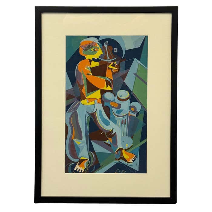 Reversible Cubist and Modernist Abstract by James Houston McConnell
