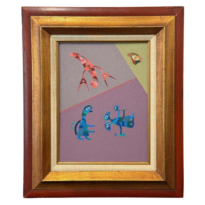 "Three Worlds", Post-Modern Acrylic Painting by Stanley Donald Tschopp