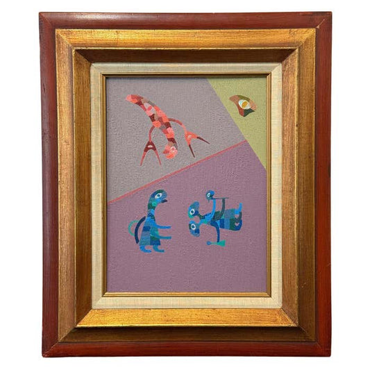 "Three Worlds", Post-Modern Acrylic Painting by Stanley Donald Tschopp