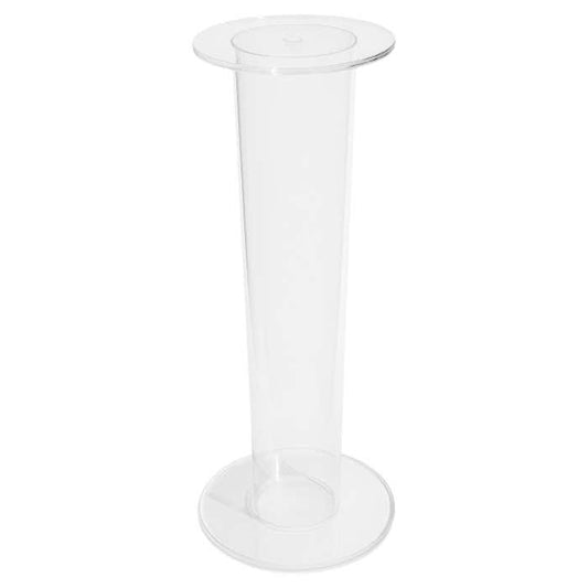 Midcentury Lucite Round Pedestal in the style of Charles Hollis Jones