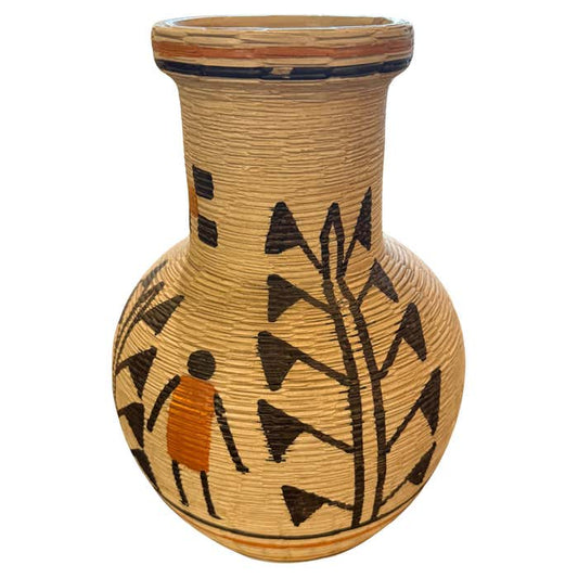 Hand-Painted Bertel House Ceramic Vase – Made in Italy