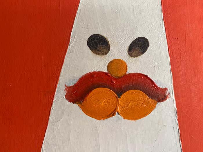 Acrylic Portrait series #1 by Albert Radoczy