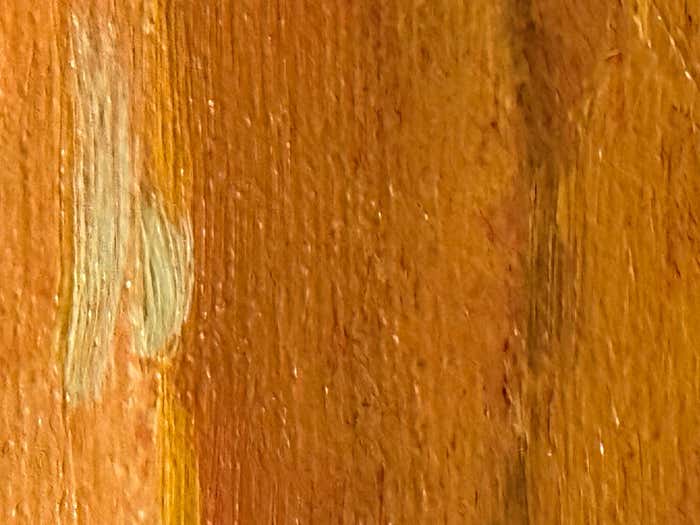 Layered Orange Abstract Oil
