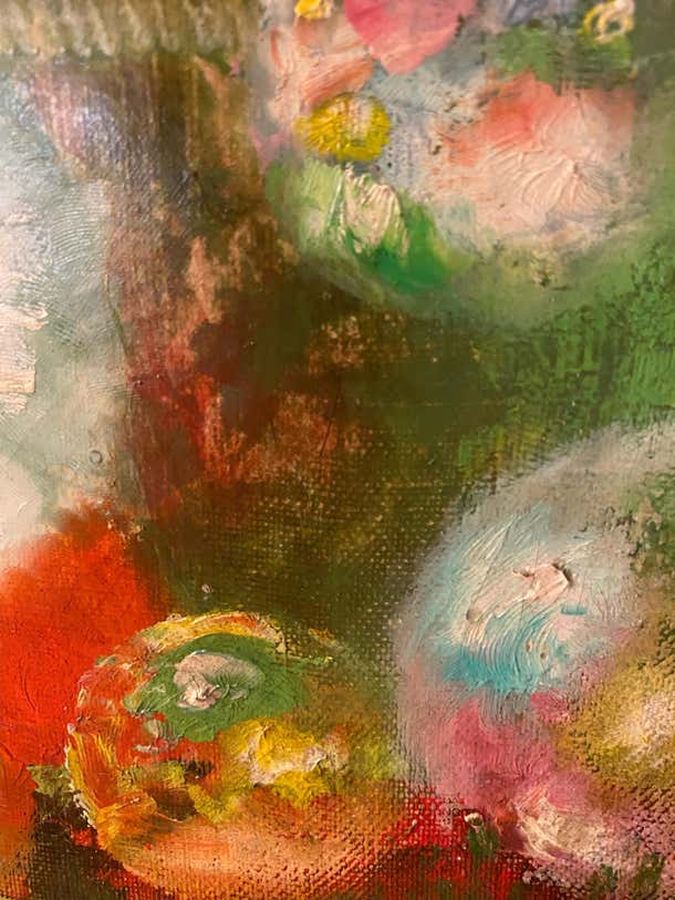 "The Doll and The Circus" Oil Portrait Painting by Santini Poncini