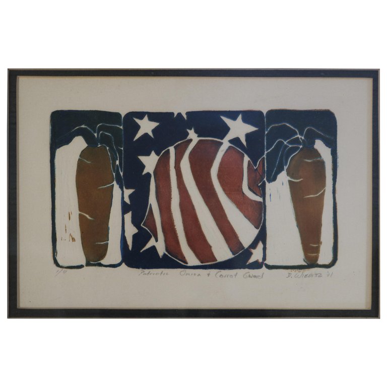 Americana Lithograph by D, Wieditz