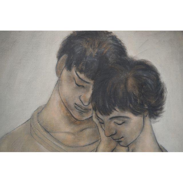 Romantic Giclee Print of a Young Couple Lovers by Michael Martin