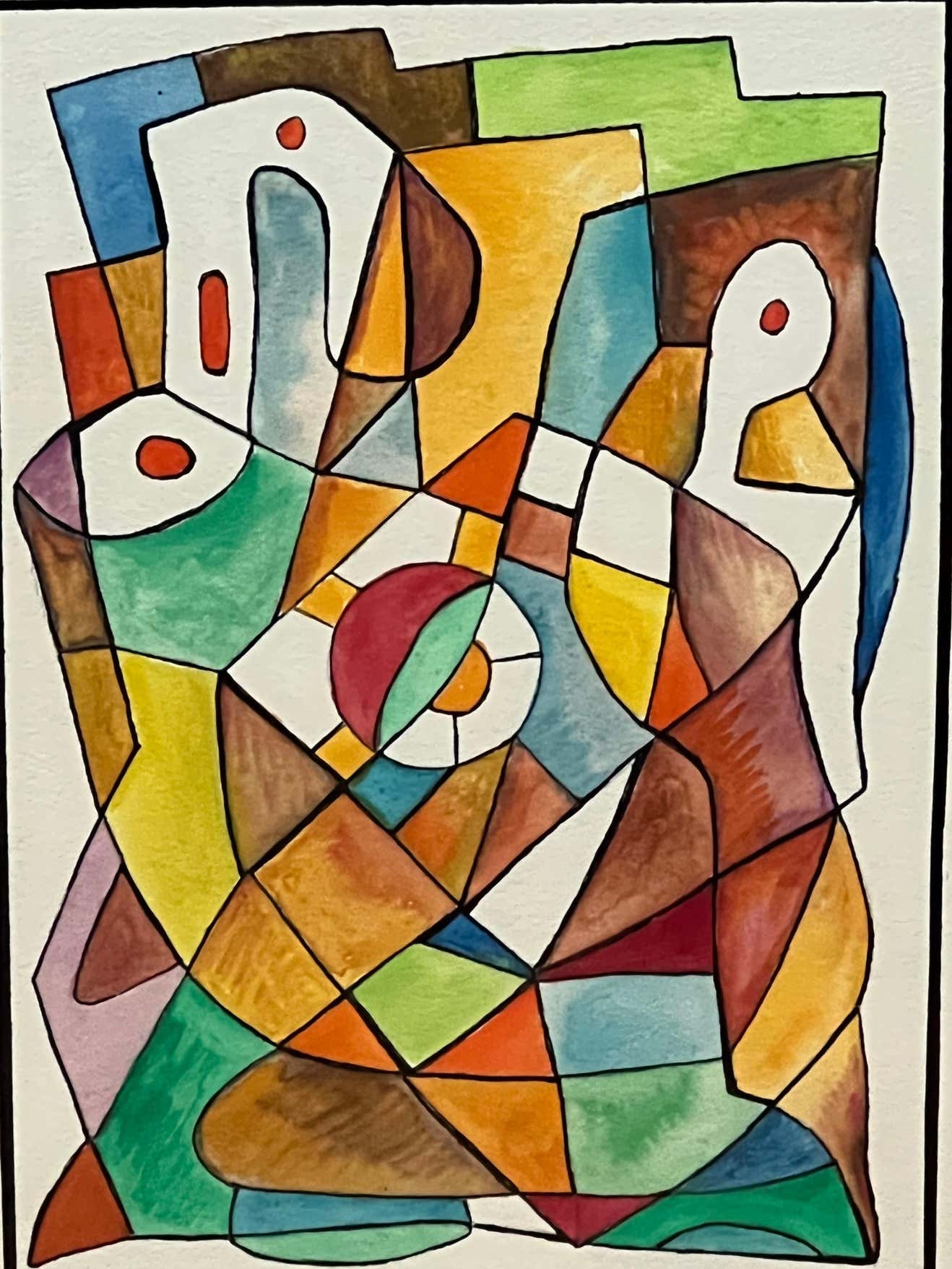 Abstract Watercolour #3 by Carl Lewis Pappe