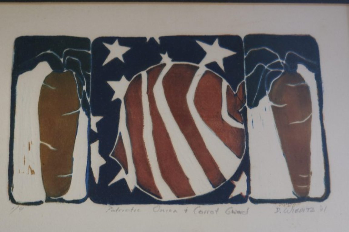 Americana Lithograph by D, Wieditz