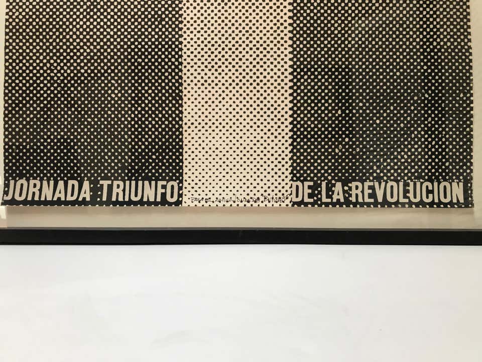 "Jornada Triunfo de la Revolucion" Original Dedicated Poster