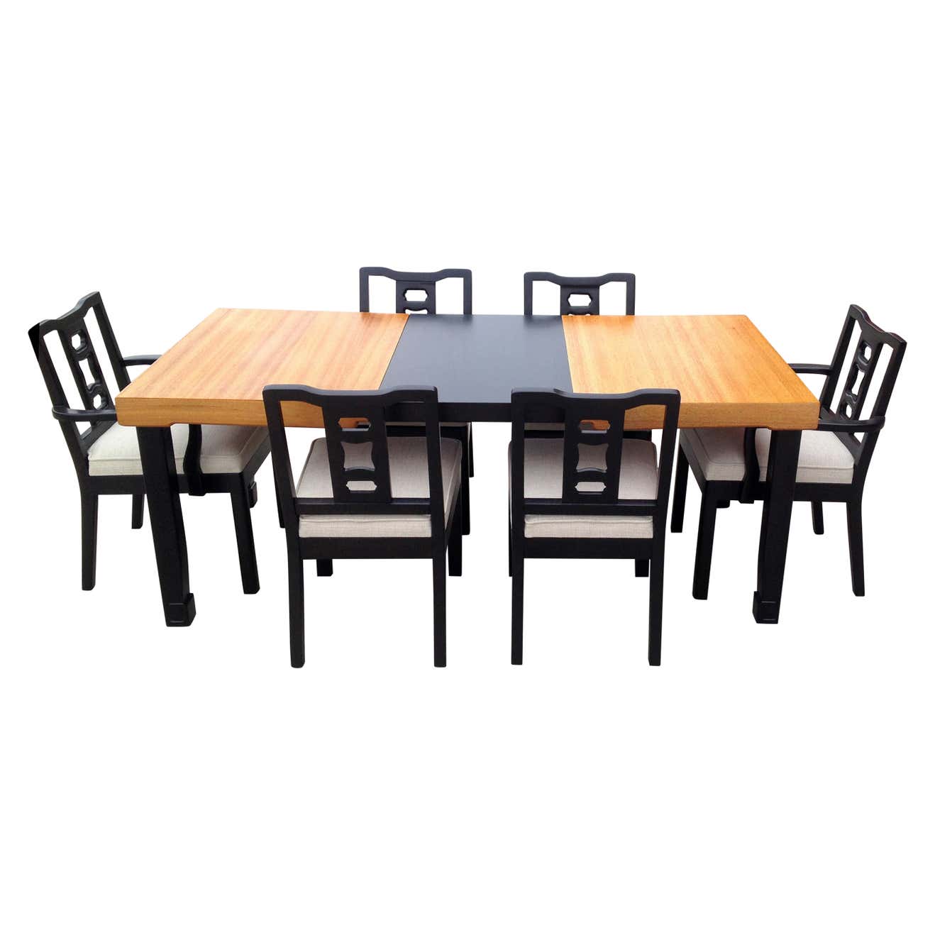 Two Tones Dining Set by Michael Taylor for Baker
