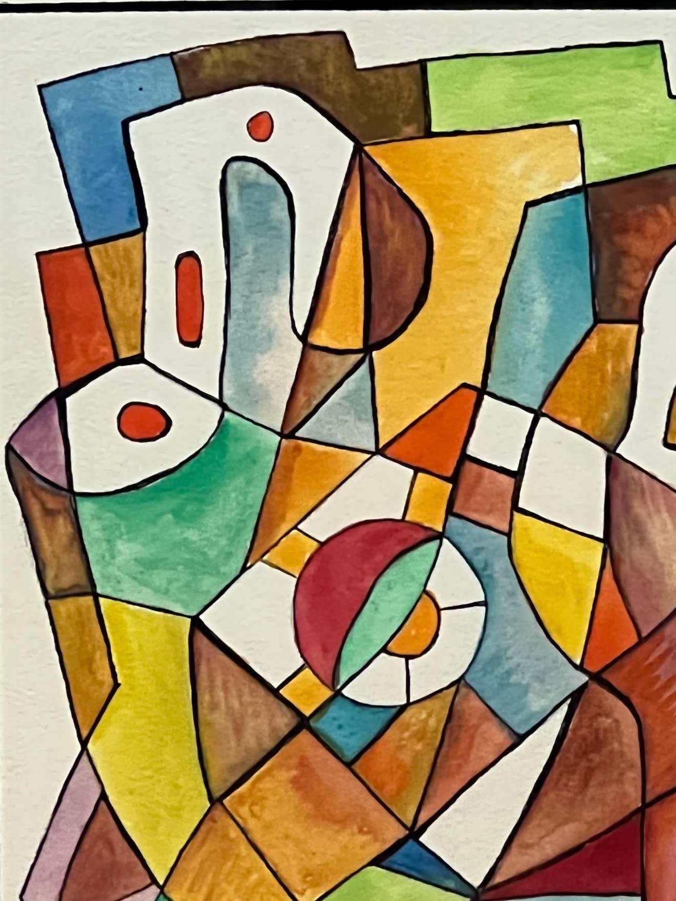 Abstract Watercolour #3 by Carl Lewis Pappe