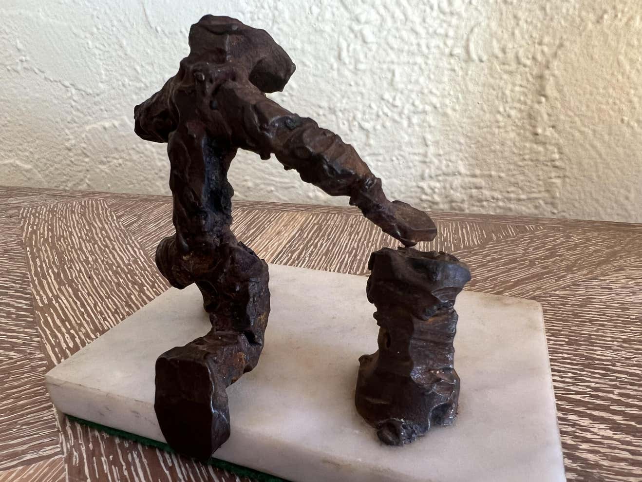 Mid-Century Figurative Brutalist Bronze Sculpture