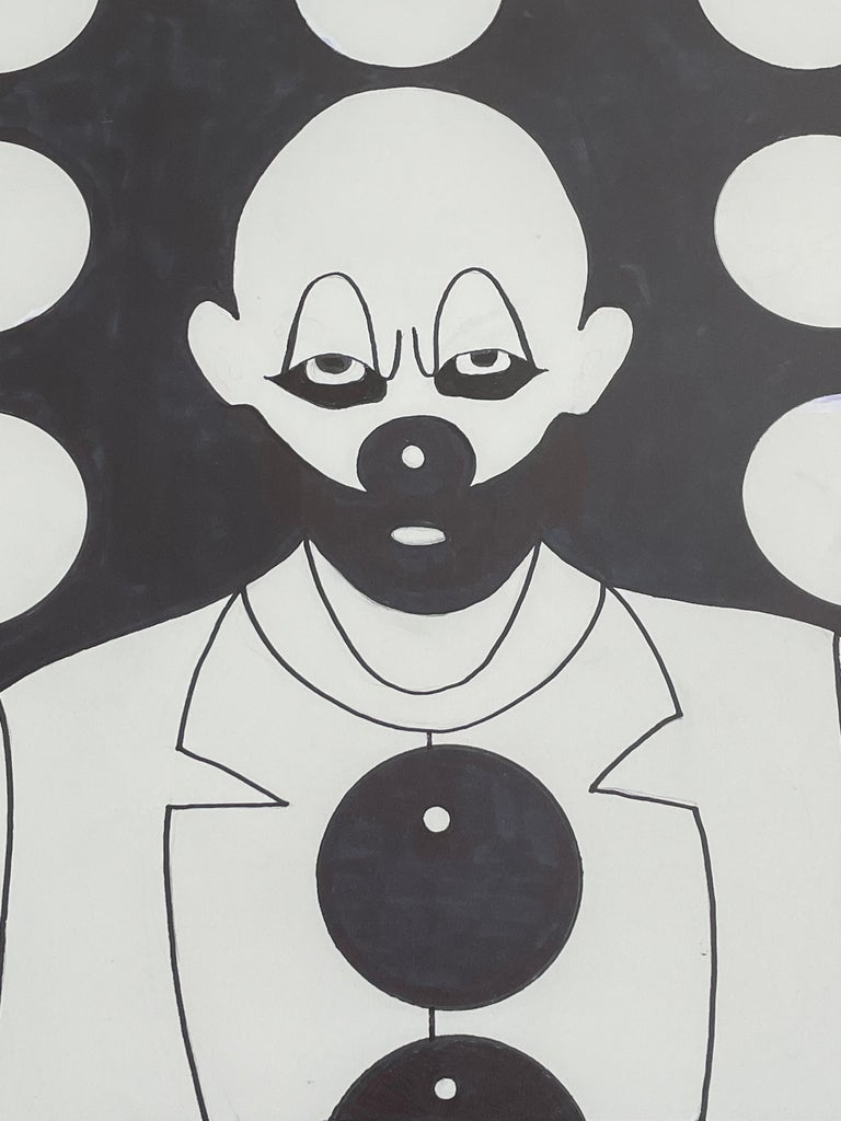 Drawing of a Clown by Christopher Mark Brennan