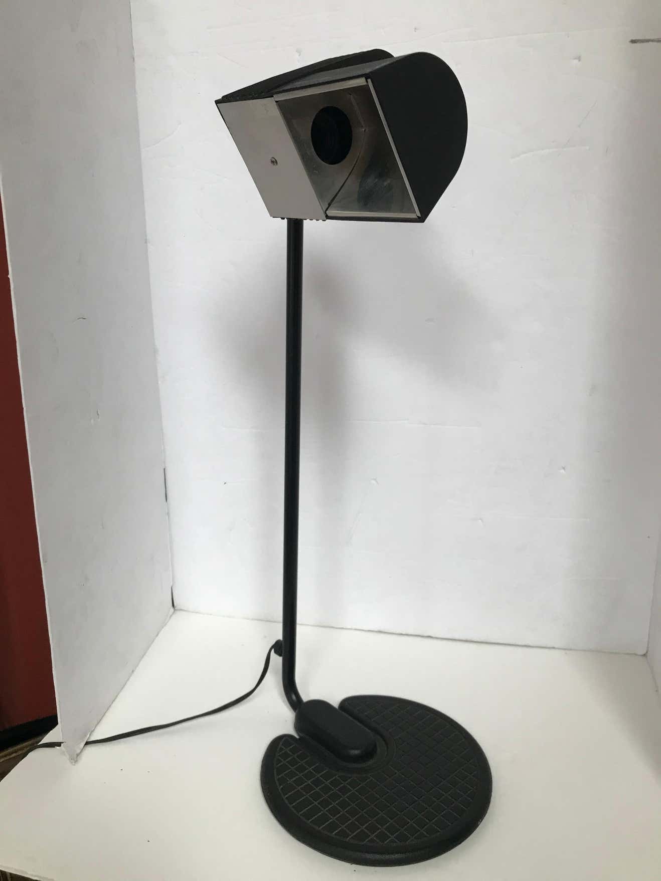 Vintage Black Industrial Table Lamp by Guillermo Capdevila Abate